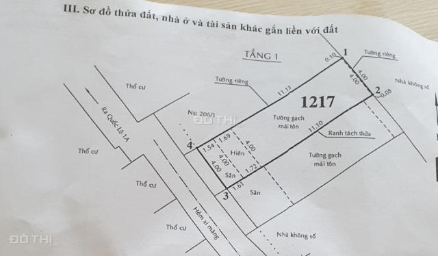 Bán nhà riêng tại đường Thạnh Lộc 15, P Thạnh Lộc, Quận 12, Hồ Chí Minh diện tích 57m2, giá 2.3 tỷ