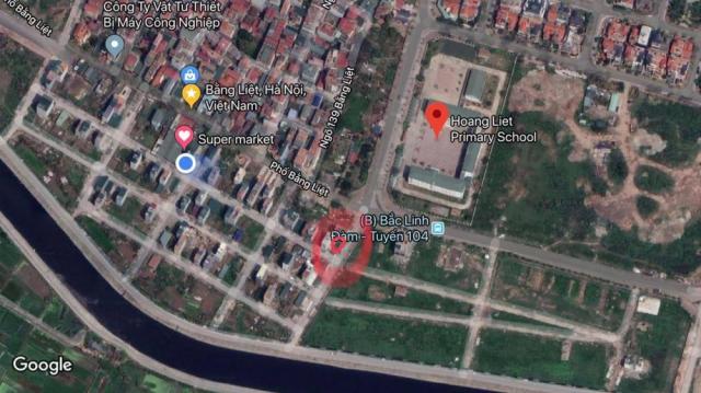 Bán lô đất 60m2 Bằng Liệt gần trường tiểu học Chu Văn An, Hoàng Liệt, giá 4.6 tỷ