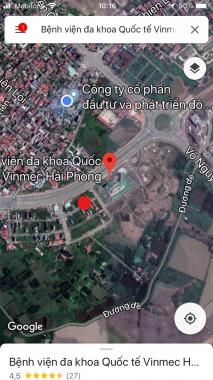 Bán lô đất hiếm 84m2 khu 4 Vĩnh Niệm, sau mặt đường World Bank, sát Vinhomes, giá tốt 28tr/m2