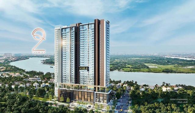 Bán căn hộ Premium 4PN thang máy riêng tại Q2 Thảo Điền, 181m2, view vô cực sông SG. 0906626505
