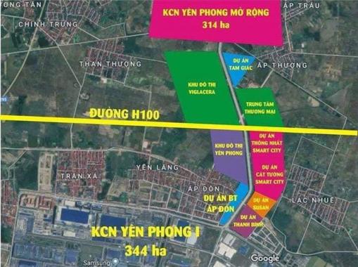 Bán đất nền dự án tại dự án khu đô thị mới Yên Trung, Yên Phong, Bắc Ninh