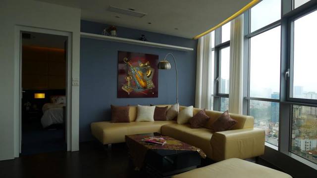 Cho thuê căn hộ chung cư cao cấp Goldmark City 136 Hồ Tùng Mậu, full đồ, 2PN, 6 tr/th. 0965820086