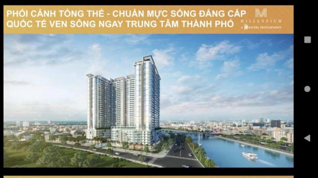 Bán văn phòng đa năng Millennium, mặt tiền Bến Vân Đồn, Quận 4, từ 2,2 tỷ/căn, sổ lâu dài, CK 10%