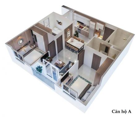 Bán căn hộ chung cư tại dự án Ecohome 3, Bắc Từ Liêm, Hà Nội, diện tích 60m2