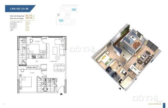 Bán căn hộ tầng 11, căn 02, dự án Hà Nội Homeland, giá 1.440 tỷ, HĐTT. LH: 09345 989 36