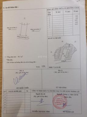 Bán đất DT: 94.7m2, Phước Đồng, giá 470 triệu, cách ĐL Nguyễn Tất Thành 400m, lh: 0769478711