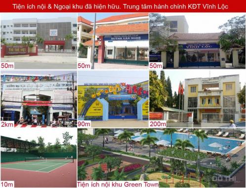 Căn hộ Green Town Bình Tân, ngay KDC Vĩnh Lộc, đầy đủ tiện ích. TT 50% đến khi nhận nhà