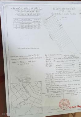 Bán đất tại xã Châu Pha, Thị xã Phú Mỹ, 3 tr/m2 đã có sổ