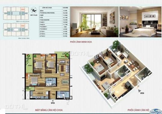 Chính chủ cho thuê CC CT4 Vimeco, Nguyễn Chánh, DT 148m2, giá: 18tr/th. LH: 0904897255