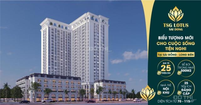 Nhận đặt chỗ 4 tầng căn hộ đợt 1, ưu tiên lấy căn dự án TSG Lotus Sài Đồng