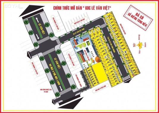 Cần bán lô đất hẻm 568, Lê Văn Việt, Quận 9, 64.5m2, giá chỉ 3.65 tỷ, SHR, cách Lê Văn Việt 50m