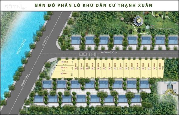 Bán đất nền mặt tiền Thạnh Xuân 31, Q. 12, DT 4x14m, giá chỉ từ 1.7tỷ. 0934155354 Thạnh