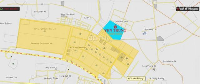 Đất nền với giá từ 10.5tr/m2 tại KĐT Yên Trung - Thụy Hòa (Cạnh KCN Yên Phong Bắc Ninh)