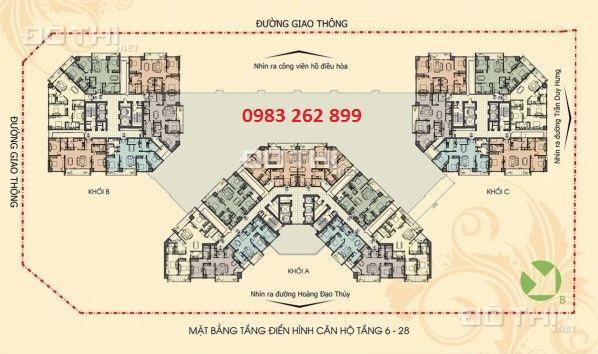 Chính chủ bán căn chung cư 93,8m2 N04 Hoàng Đạo Thúy. CC: 0983 262 899