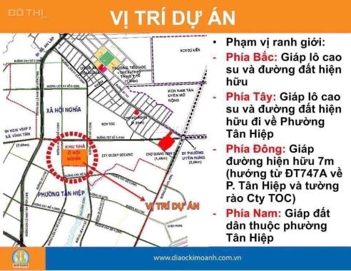 Bán đất nền sổ đỏ dự án New Times City, thị xã Tân Uyên, Bình Dương