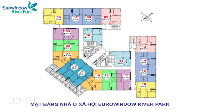 Tiếp nhận hồ sơ nhà ở xã hội Eurowindow River Park Đông Hội, Đông Anh. LH: 0976136972