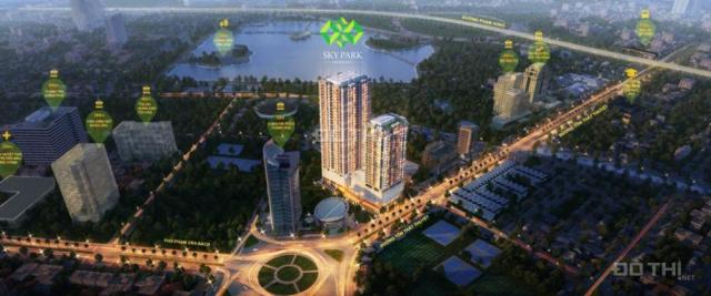 Bán căn hộ đẳng cấp Sky Park Residence, căn 2 phòng ngủ, đầy đủ nội thất sang trọng, view đẹp thoán