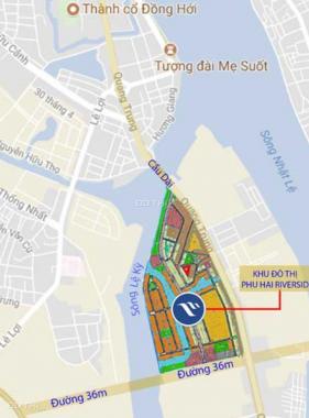 Đất nền dự án Phú Hải Riverside đường 13m, đường 25m, biệt thự view sông