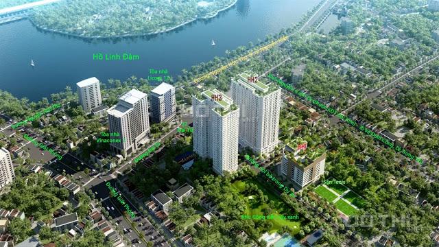 Bán căn hộ 81m2 cao cấp cạnh hồ Linh Đàm, giá 25 tr/m2, ở ngay