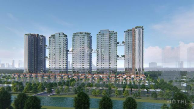 SH sàn thương mại khối đế chung cư, DA Sunshine Crystal River, mặt tiền 8,76m x 3 tầng, giá CĐT