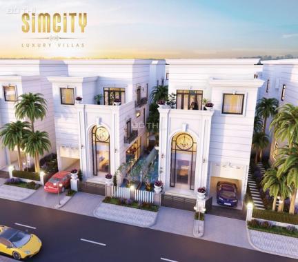 Biệt thự Sim City Luxury Villas, sang trọng đẳng cấp, DT 192m2, giá 8.5 tỷ, LH 0934.020.014