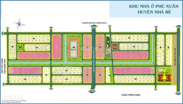 Bán đất nền nhà phố MT đường Số 2 KDC Phú Xuân VPH, dt 144m2, dãy A2, giá 52tr/m2. LH 0933.49.05.05