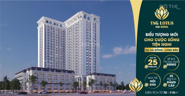 Mở bán đợt 1 chung cư cao cấp TSG Lotus Sài Đồng, CK ngay 3%. LH: 0986142103