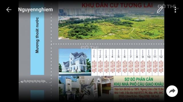 Bán nhà mặt phố tại Phường Thạnh Lộc, Quận 12, Hồ Chí Minh, diện tích 108m2. Giá 1.69tỷ