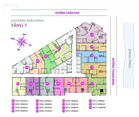 Bán gấp căn 64m2, 2 PN, tầng trung đẹp nhất dự án Tháp Doanh Nhân, Mỗ Lao, Hà Đông. 0965 65 88 33