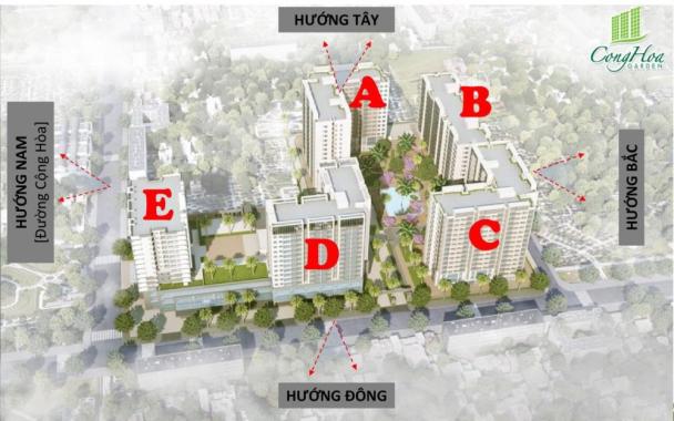 Bán chung cư Cộng Hòa Garden - Khu vực sầm uất trung tâm quận Tân Bình liền kề sân bay