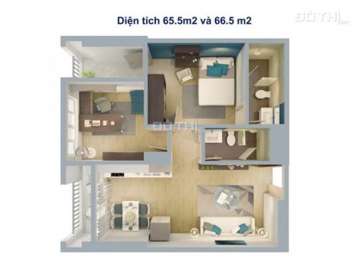Bán căn hộ chung cư tại dự án Athena Complex Pháp Vân, Hoàng Mai, Hà Nội. DT 67m2, giá 1.4 tỷ