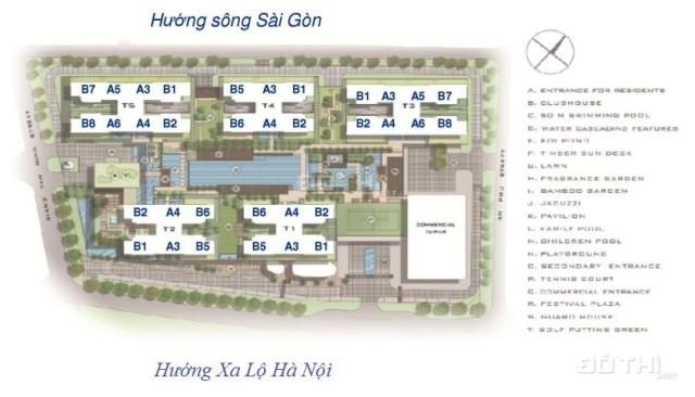 Bán căn hộ The Vista 2 phòng ngủ, 101m2, nhà mới nội thất đầy đủ, giá tốt