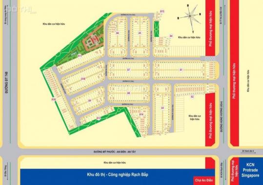 Bến Cát Center City 2, điểm sáng đầu tư, 100m2, giá 650tr