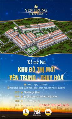 Cơ hội đầu tư đất nền KCN Samsung Yên Phong, Bắc Ninh, chỉ với 300tr, sổ đỏ lâu dài. LH 0913461235