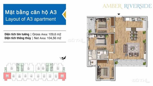 Amber Riverside 622 Minh Khai: Hưởng lợi trực tiếp từ quần thể Times City, nhưng tốt hơn 2-3 giá