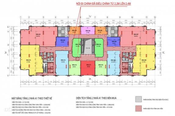 Mở bán sàn thương mại tầng 1, 2, 3 dự án IA20 Ciputra, DT 41m2 - 306m2, giá chỉ từ 36 tr/m2