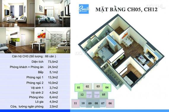 Bán chung cư Smile Building - CC Smile Building Định Công đã nhận nhà full nội thất 1,8 tỷ/căn