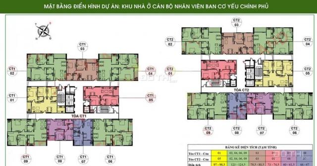 Bán căn hộ chung cư tại dự án chung cư Ban cơ yếu Chính phủ, Thanh Xuân, Hà Nội. DT 62m2