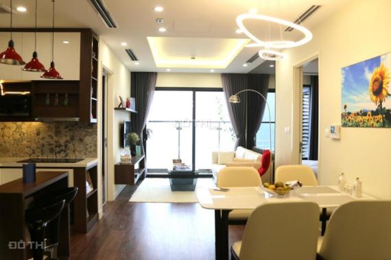 Cho thuê CHCC cao cấp Hà Nội Center Point 85 Lê Văn Lương, 64m2, 2 phòng ngủ đủ đồ, giá 14 tr/th
