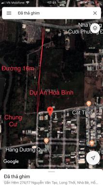 Chính chủ bán lô đất đường 12m, 6m x 20m, đối diện MT shophouse dự án Hòa Bình, 274 Nguyễn Văn Tạo