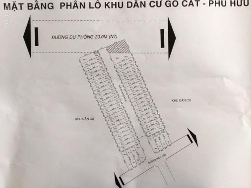 Đất thổ cư đường Gò Cát, Phường Phú Hữu, Quận 9, sổ hồng riêng, XDTD