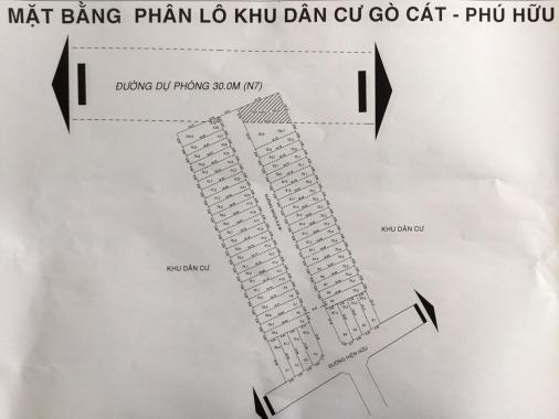 Bán đất nền Phú Hữu, quận 9, giá chỉ từ 33tr/m2 đến 35tr/m2, mặt tiền đường 30m