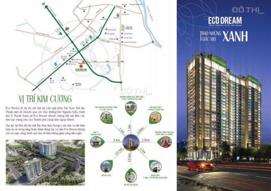 Chính chủ bán căn 3 PN tại Eco Dream, Nguyễn Xiển, 2,75 tỷ