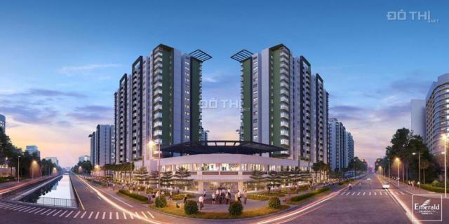 Bán căn trệt 2pn view công viên, kinh doanh được khu Emerald, giá 4.35 tỷ, LH 0909428180