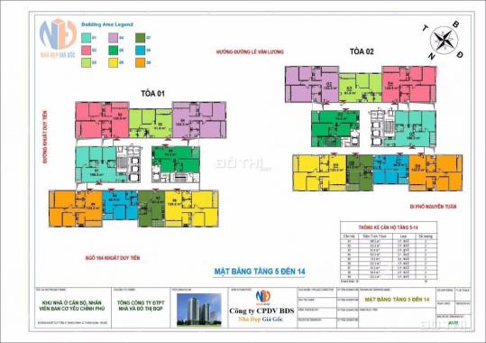 Chính chủ gửi bán gấp căn 62m2 tại chung cư dự án Ban Cơ Yếu Chính Phủ, giá 1.6 tỷ