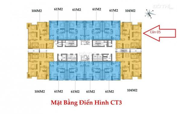 Cần bán căn 1805 chung cư Iris Garden CT3, tầng 18 căn 05 tòa CT3