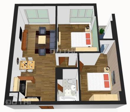 Bán căn 2PN, 75m2 căn góc hướng ĐN chung cư VOV Mễ Trì 1,8 tỷ