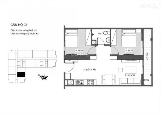 Bán căn hộ chung cư tại phố Trần Bình, Nam Từ Liêm, Hà Nội, diện tích 54m2, giá 26 tr/m2