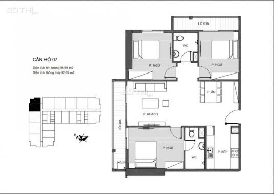 Bán căn hộ chung cư tại phố Trần Bình, Nam Từ Liêm, Hà Nội, diện tích 54m2, giá 26 tr/m2