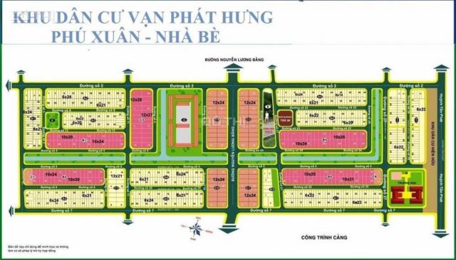 Chính chủ cần bán gấp đất nền nhà phố ngay KDC Phú Xuân Vạn Phát Hưng. LH 0938294525
